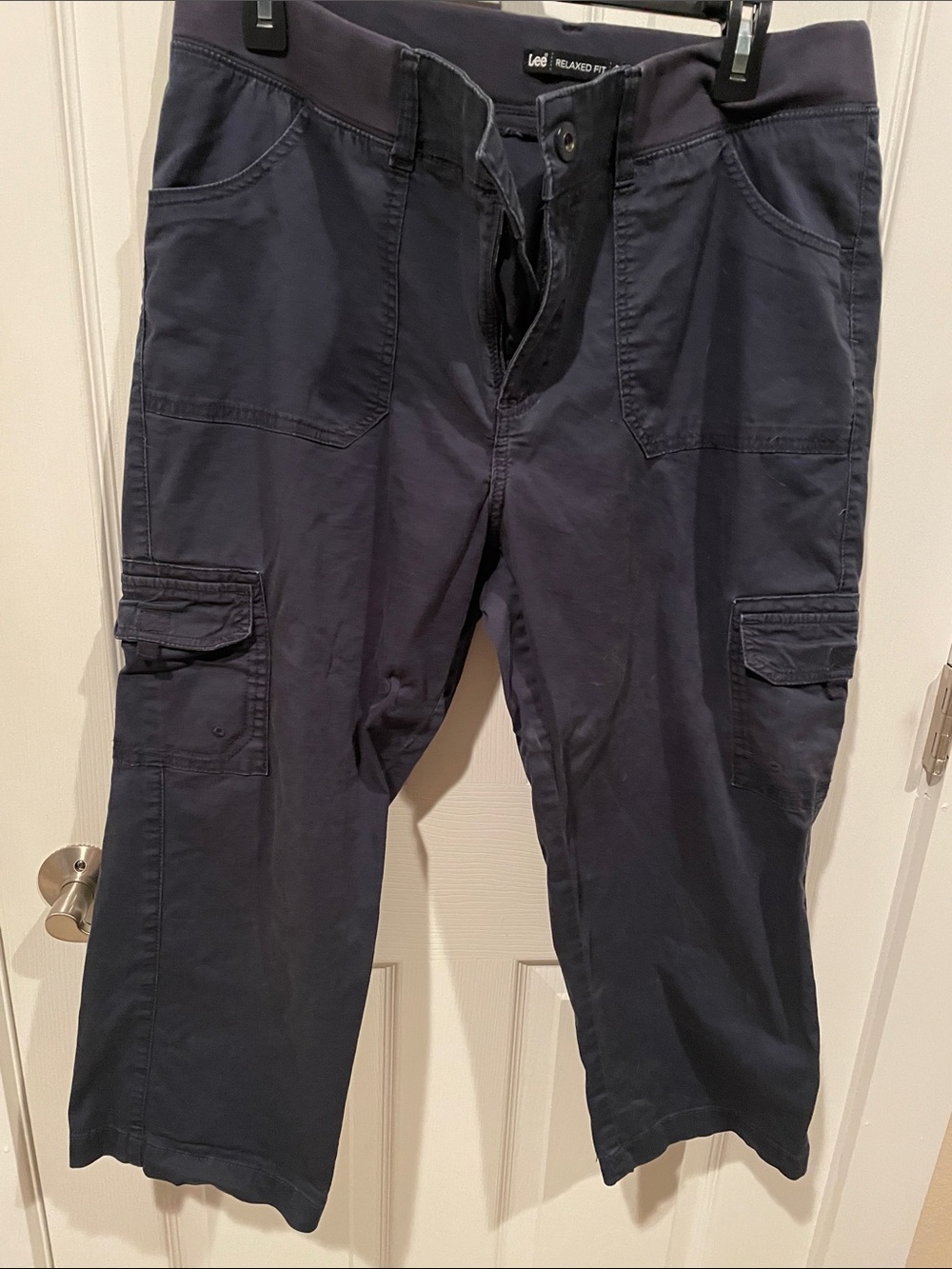 Lee Women's Relaxed Fit Cargo Pants - Navy